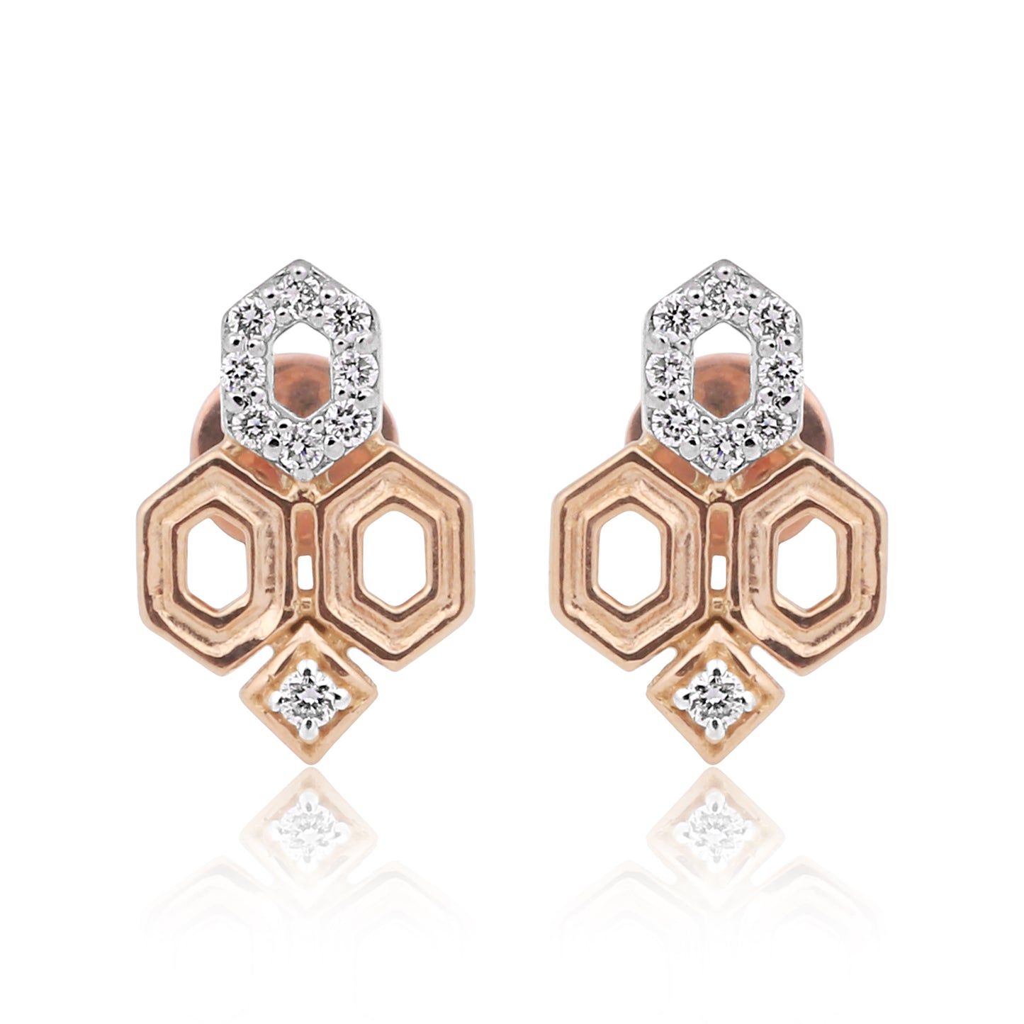 Hexa Sparkle Diamond Pendant Set