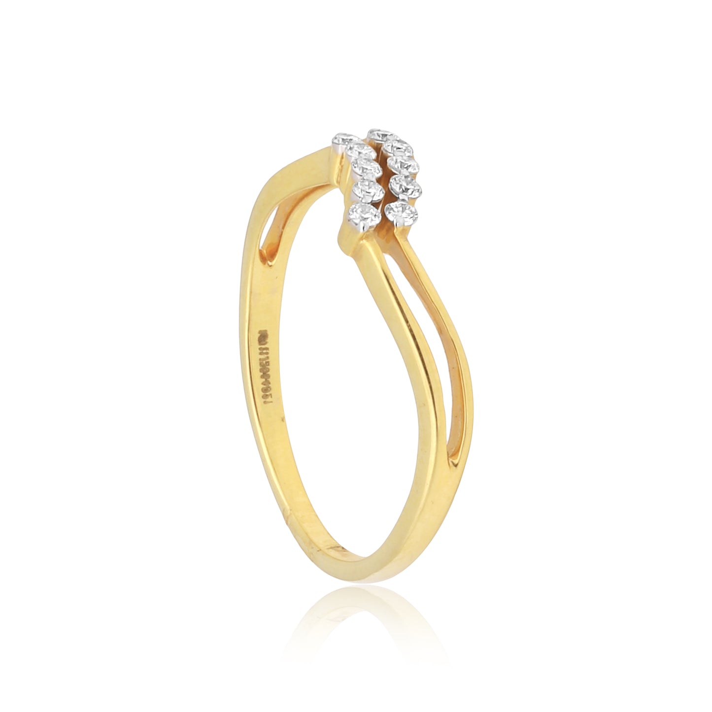 Gold Delicate Midi Cocktail Ring