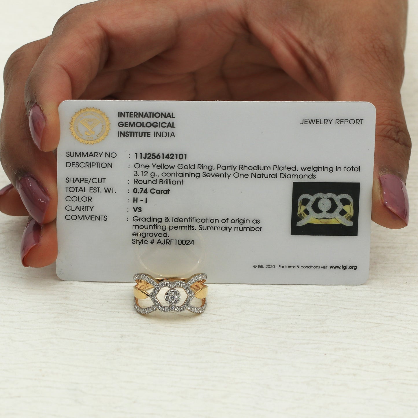 Celestial Harmony Diamond Ring