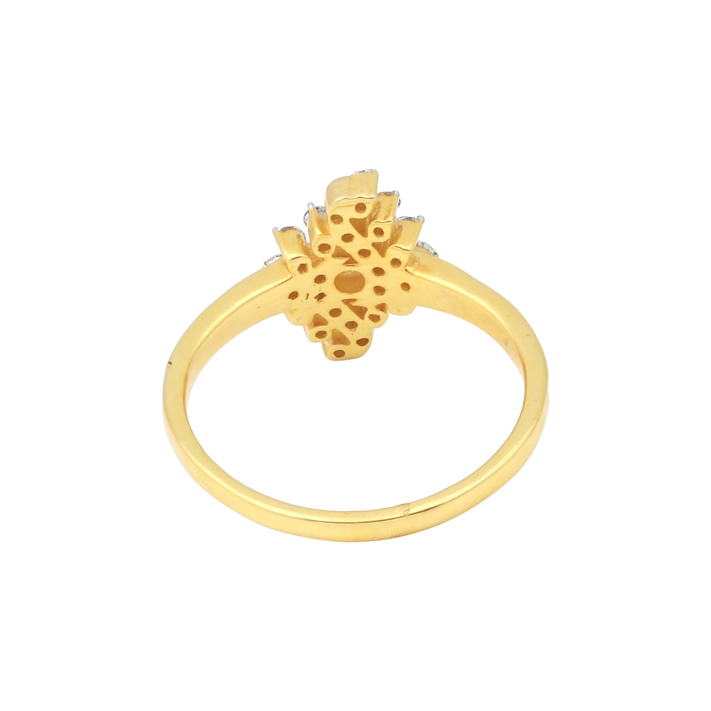 Yellow Gold Serene Diamond Ring