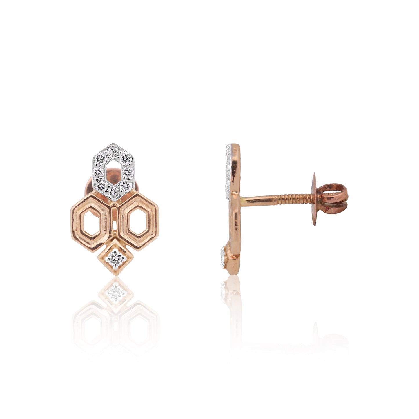 Hexa Sparkle Diamond Pendant Set