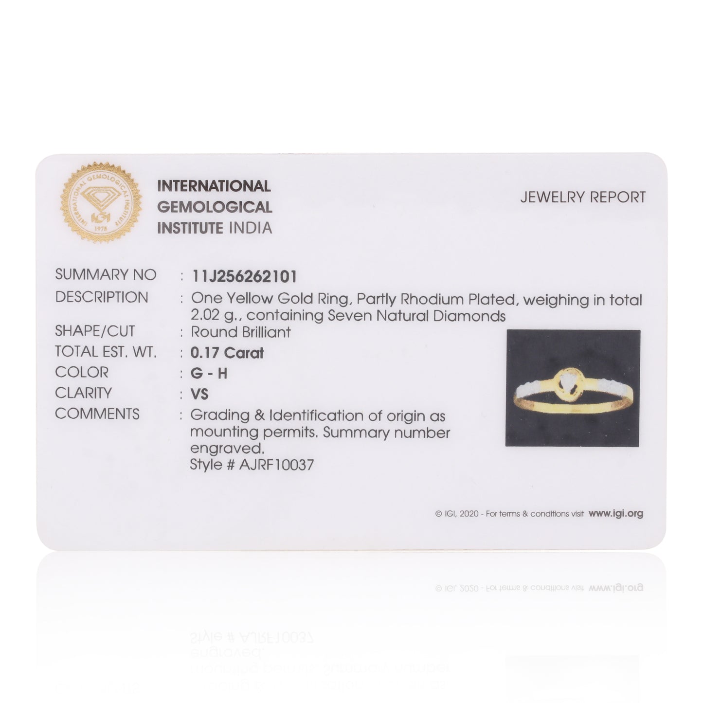 Orchid Gold Diamond Ring