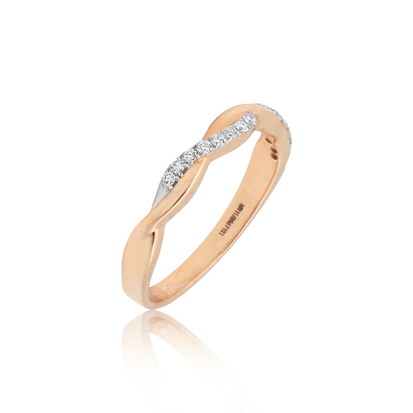Rose Gold Twist Ring