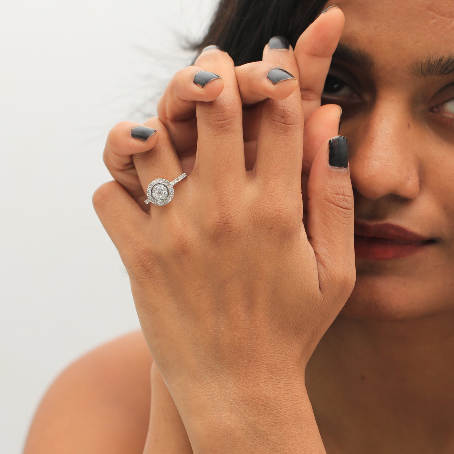 Statement Diamond Ladies Ring