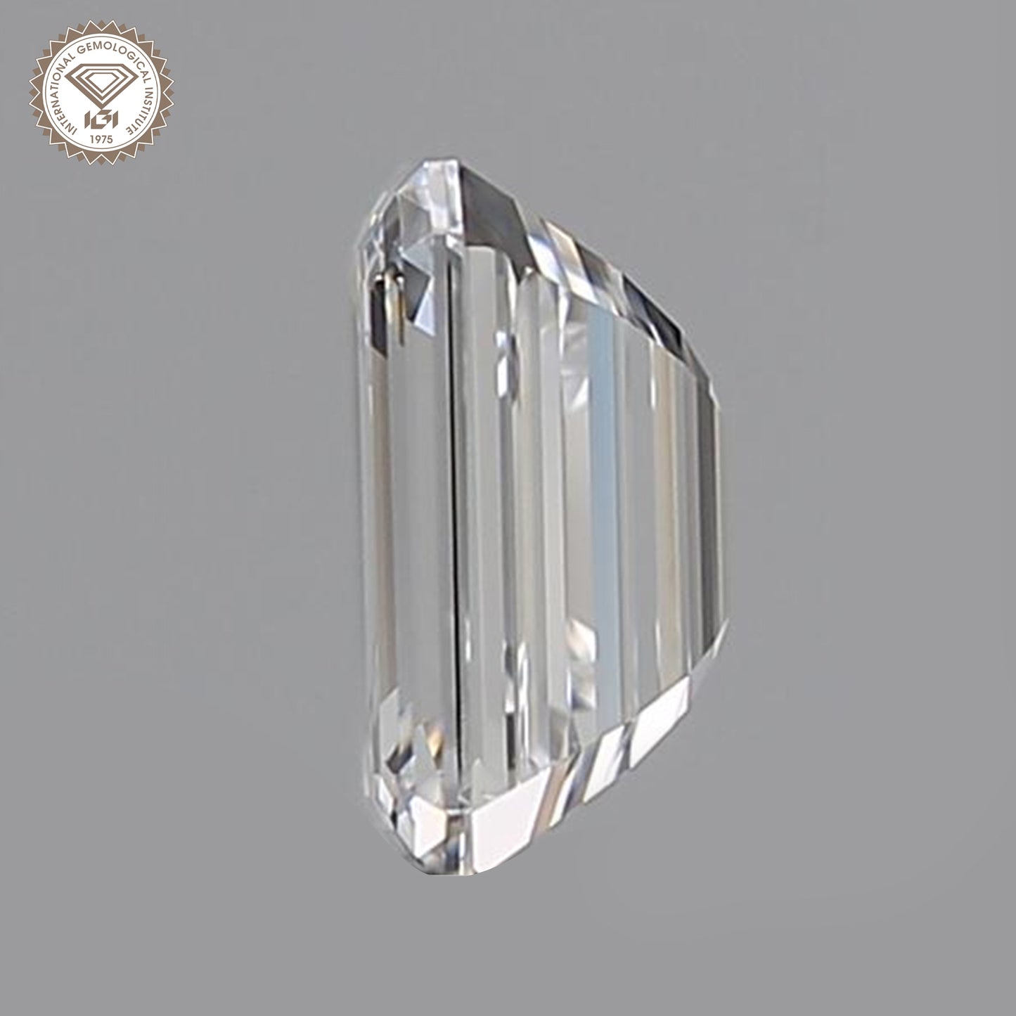 IGI Certified 7.02 Ct. Emerald Cut CVD Diamond F Color VS1 Clarity