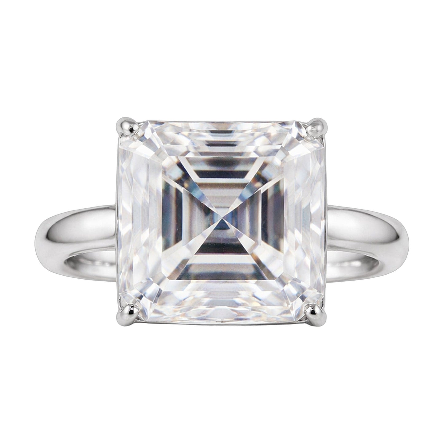 5.74 ct White Asscher