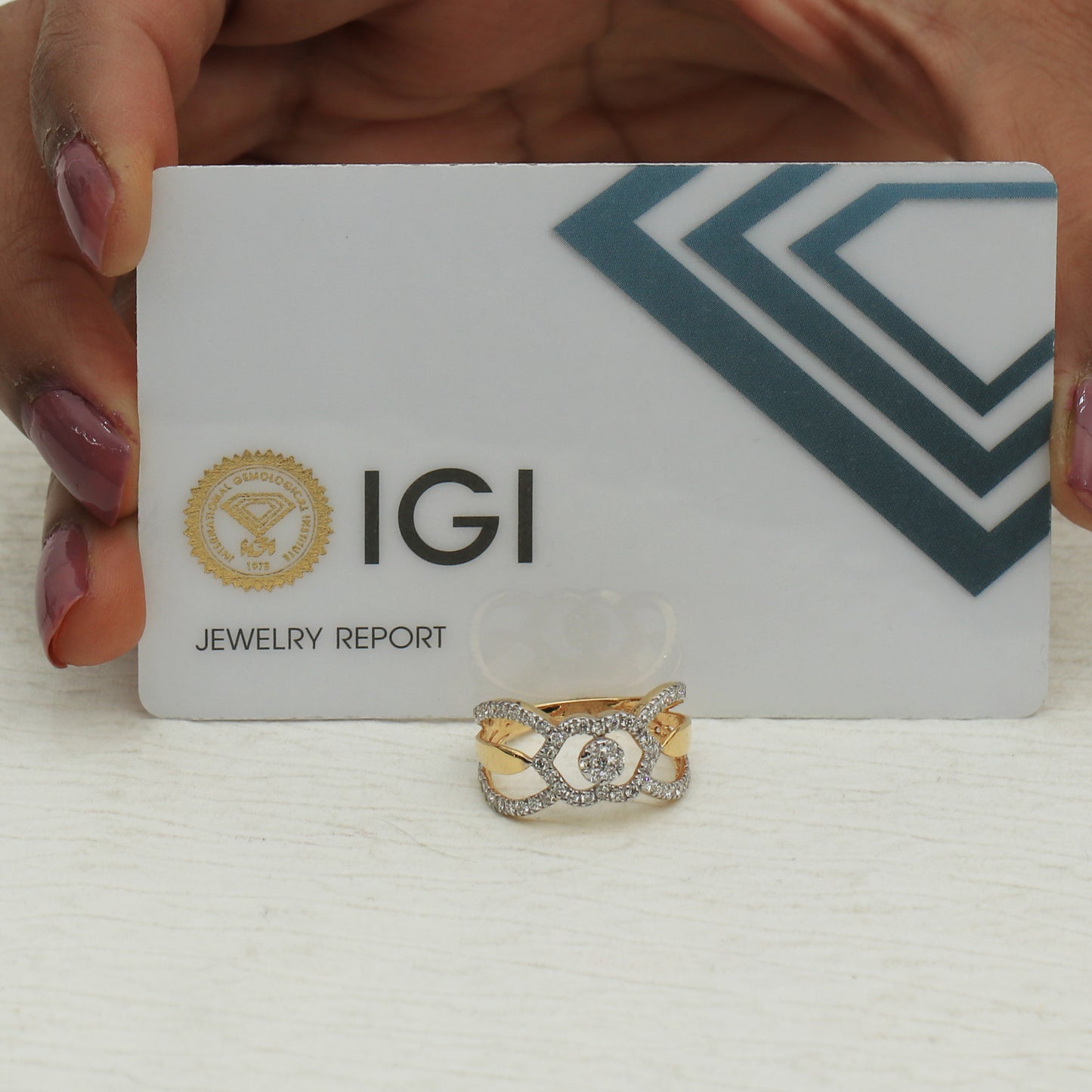 Celestial Harmony Diamond Ring