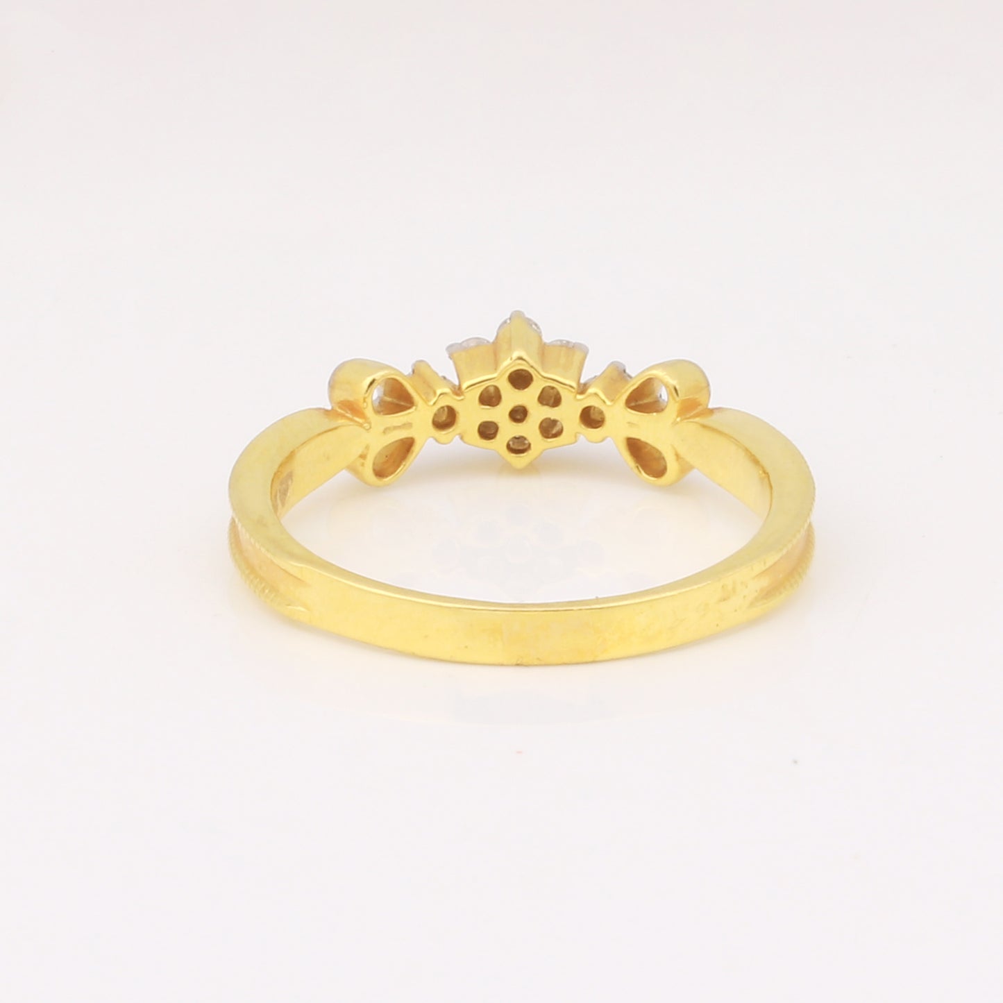 Delicate Diamond Flower Ring