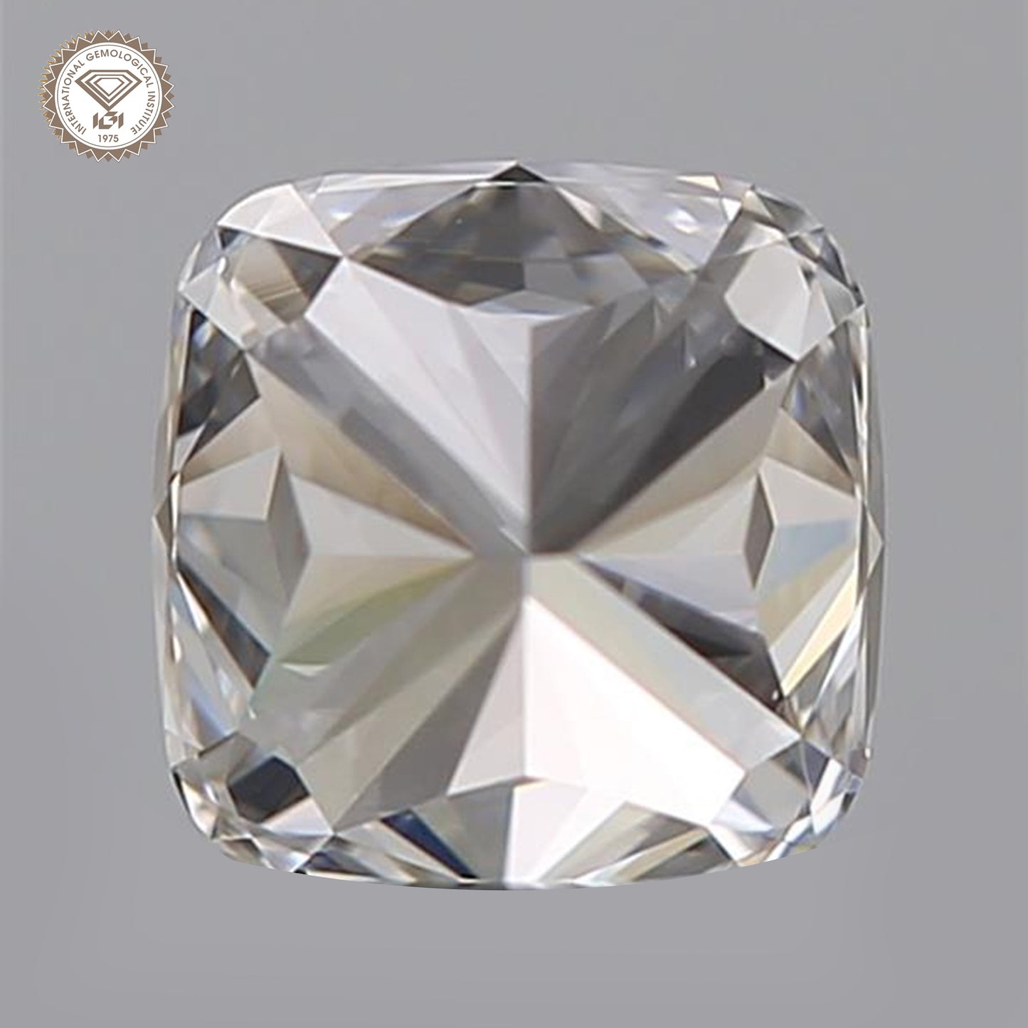 IGI Certified 1 Ct. Natural Diamond E Color Cushion Cut SI2 Clarity