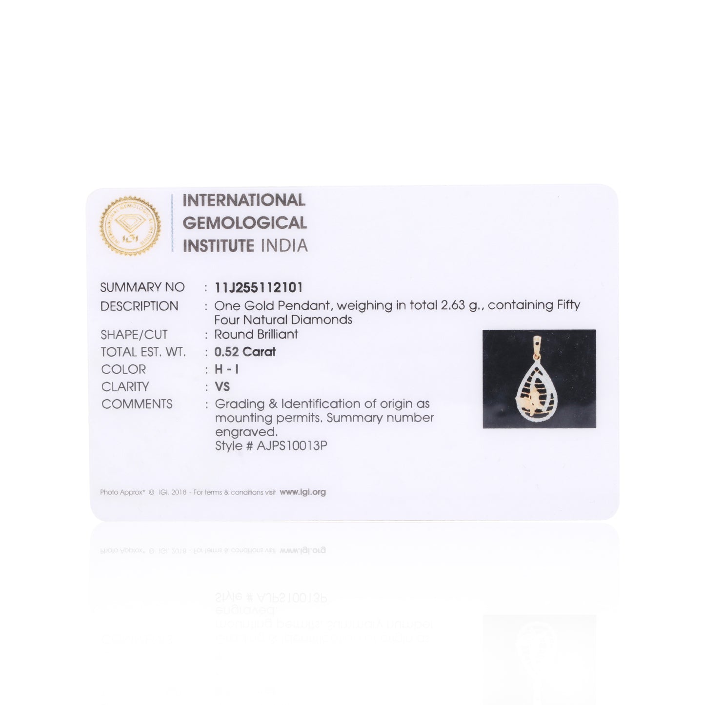 Celestia Diamond Pendant