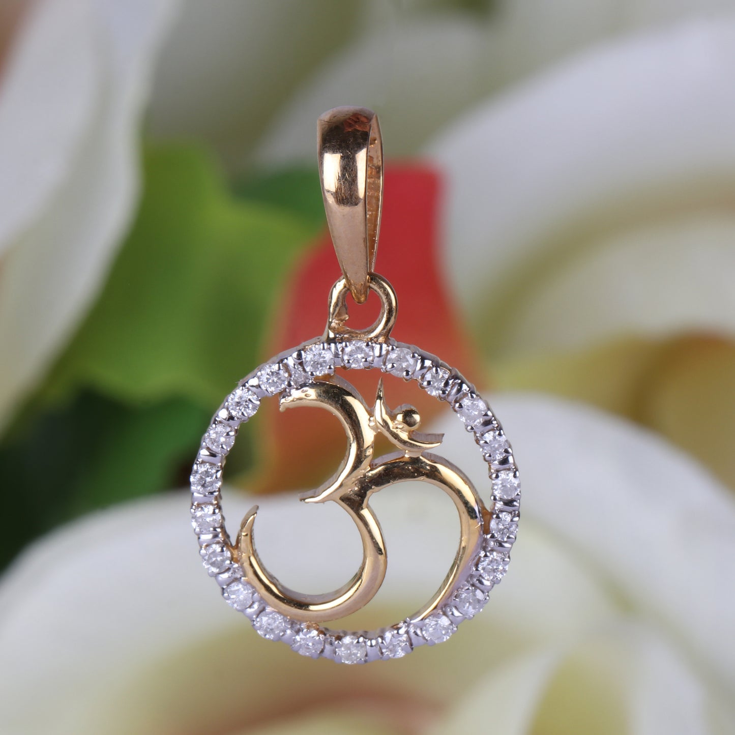 Divine Om Diamond Pendant
