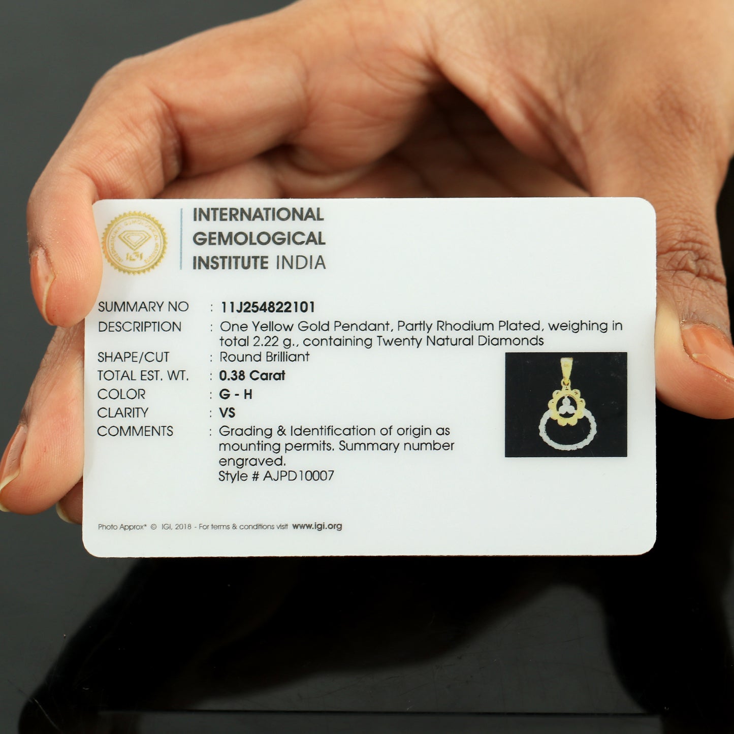 Classic Floral Diamond Pendant