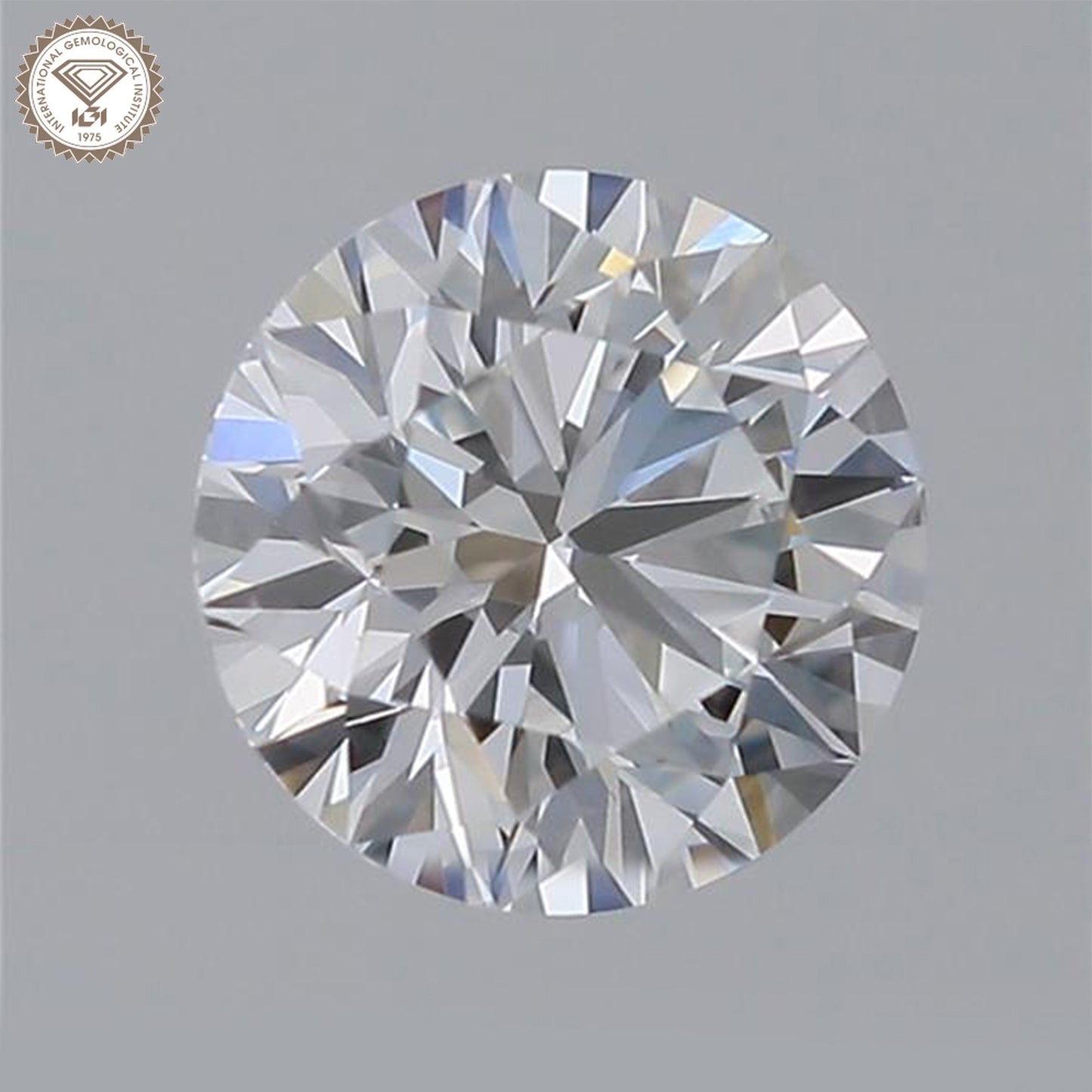IGI Certified 2.35 Ct. Round Cut CVD Diamond F Color VS2 Clarity