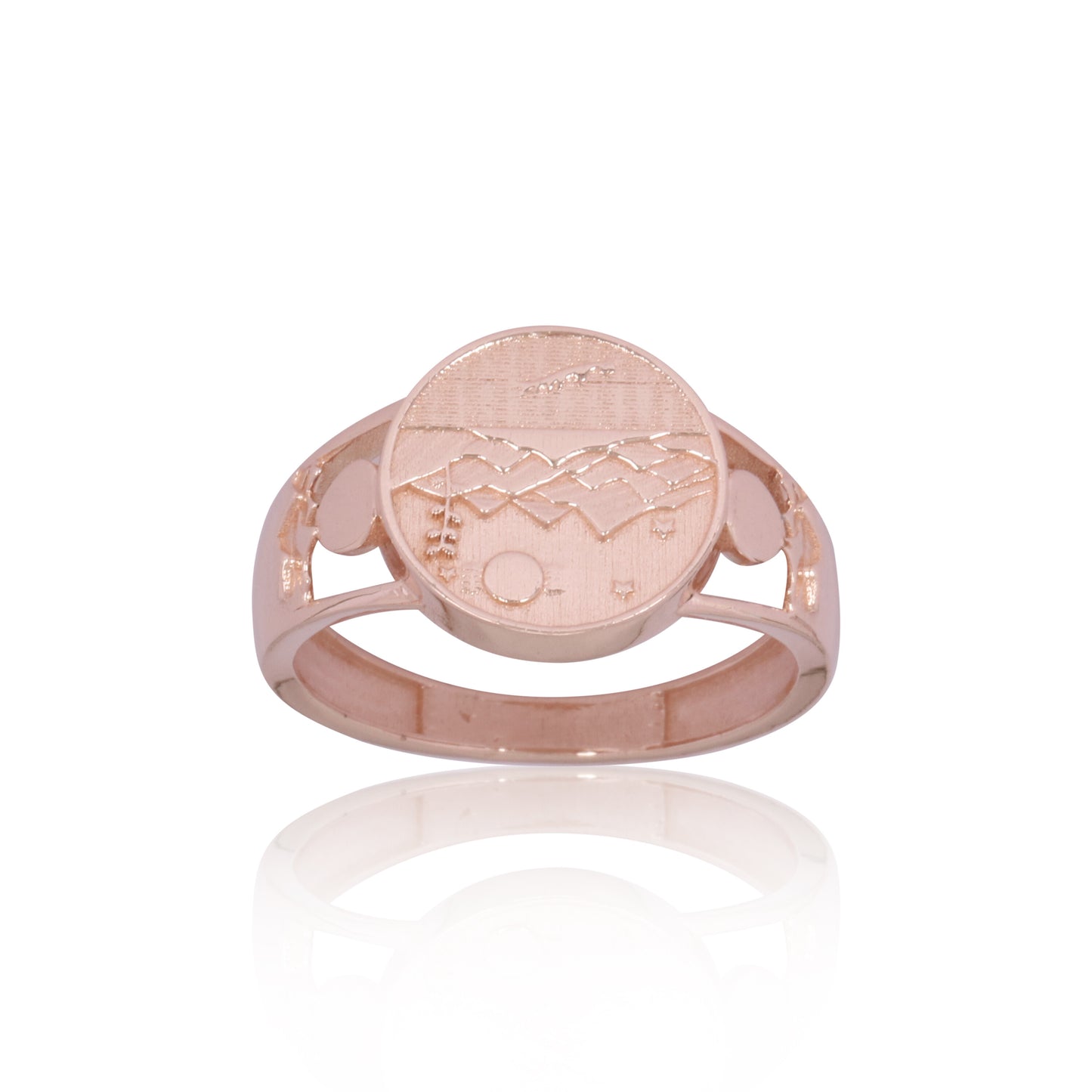 14K Rose Gold Plain Band Ring | BIS Hallmarked