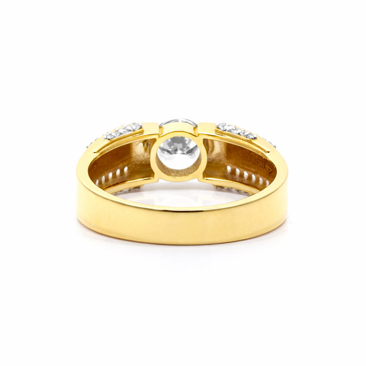 14K Lab Grown Diamond Round Pave Cluster Ring | IGI Certified
