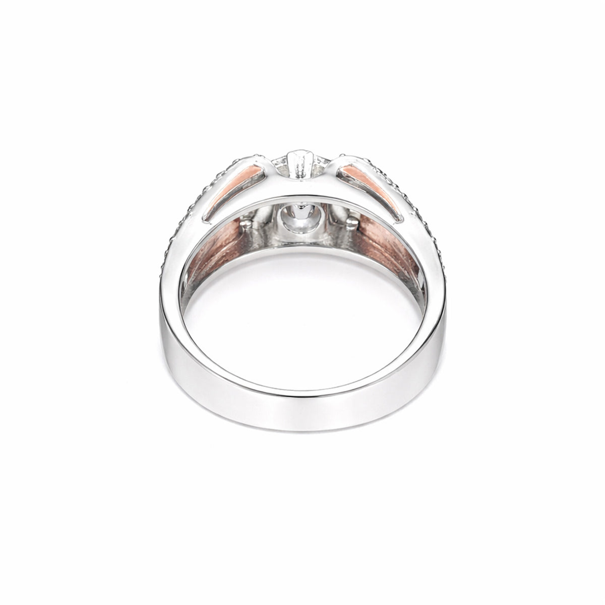 14K Lab Grown Diamond Round Pave Cluster Ring | IGI Certified