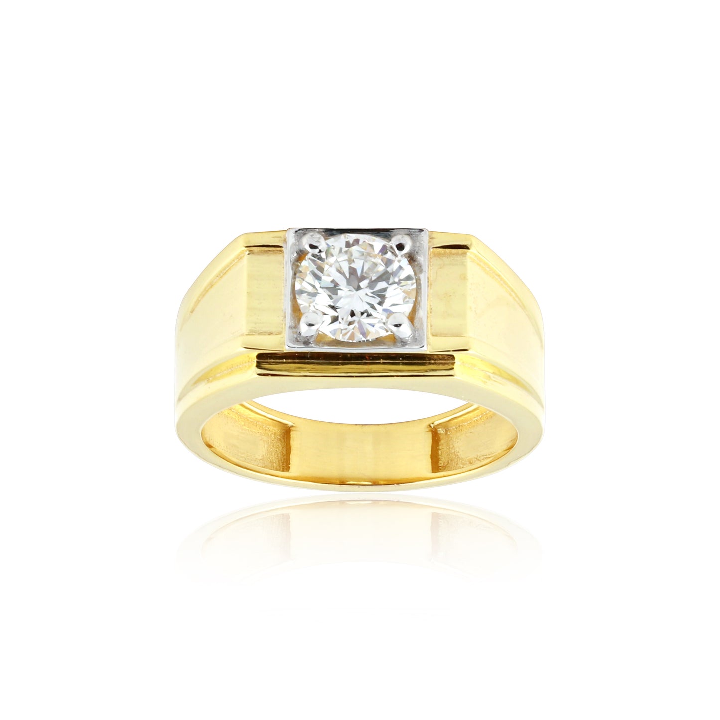 14K Gold Plain Band Ring | BIS Hallmarked