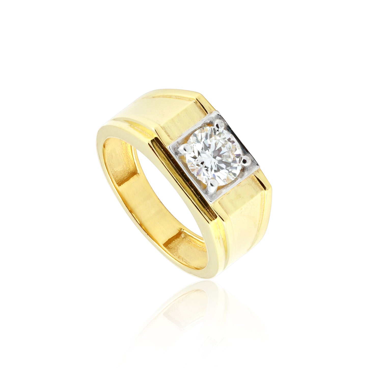 14K Gold Plain Band Ring | BIS Hallmarked