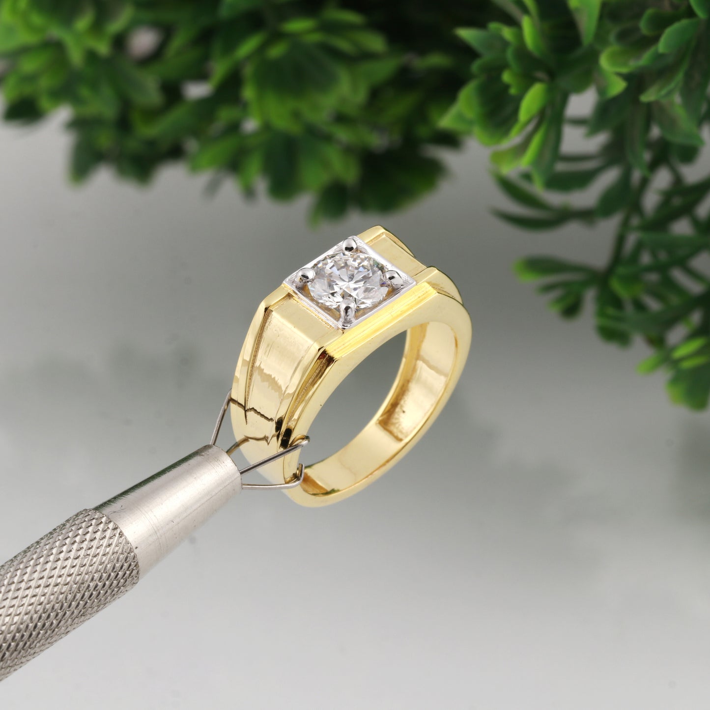 14K Gold Plain Band Ring | BIS Hallmarked