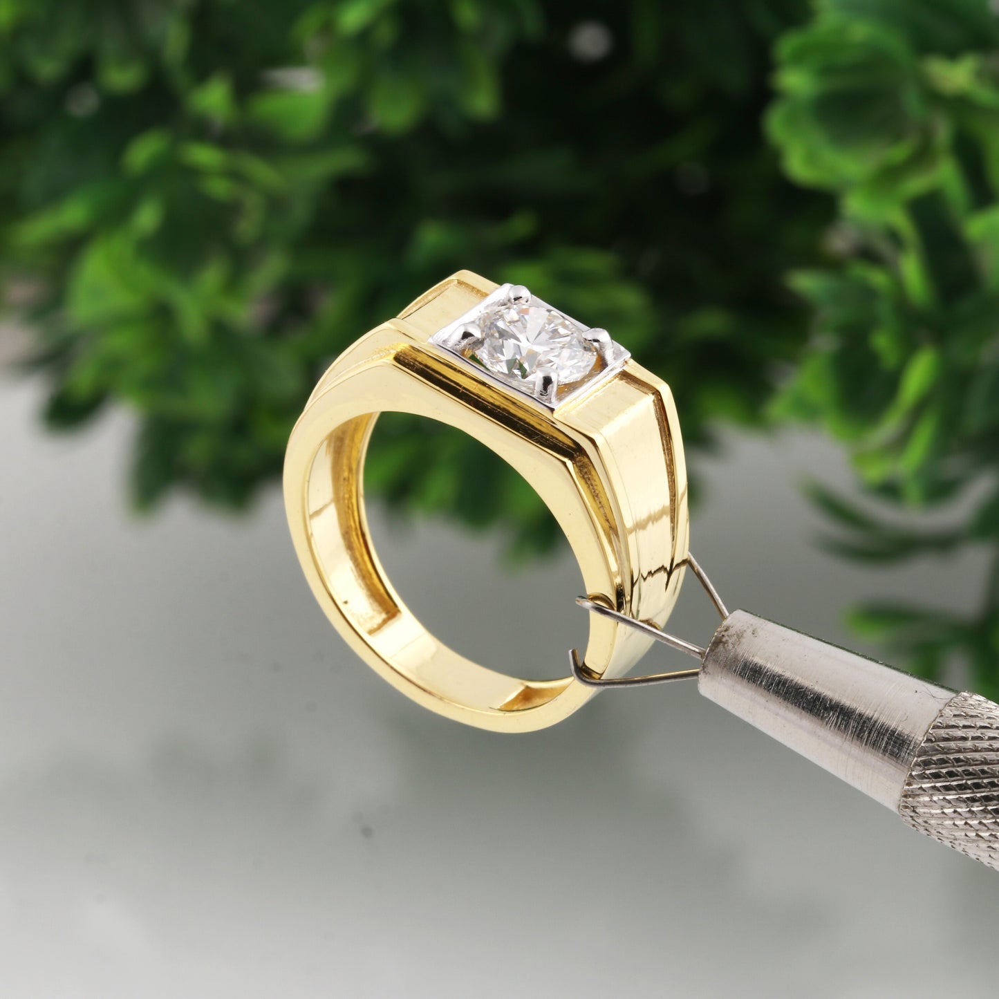 14K Gold Plain Band Ring | BIS Hallmarked