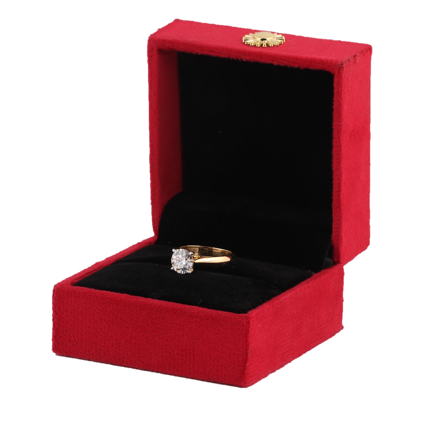 18K Lab Grown Diamond Solitaire Ring (1.04 ct, Round Cut) - BIS Hallmarked Gold