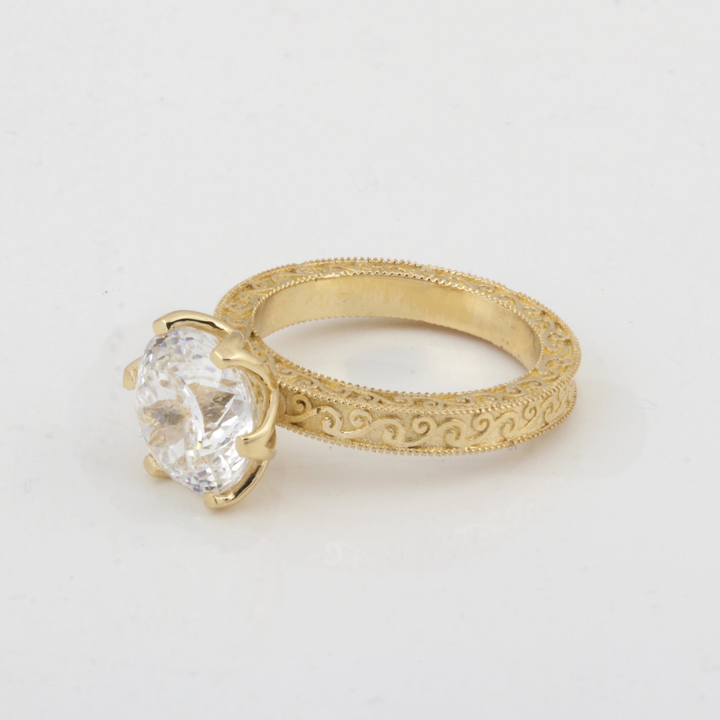 18K Gold Plain Band Ring | BIS Hallmarked