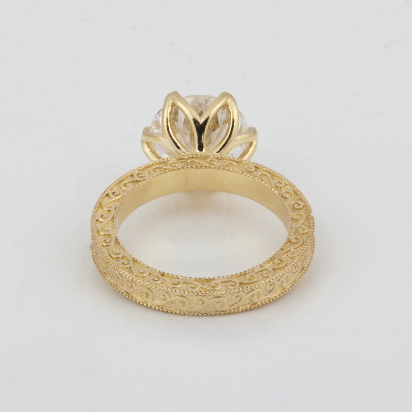 18K Gold Plain Band Ring | BIS Hallmarked