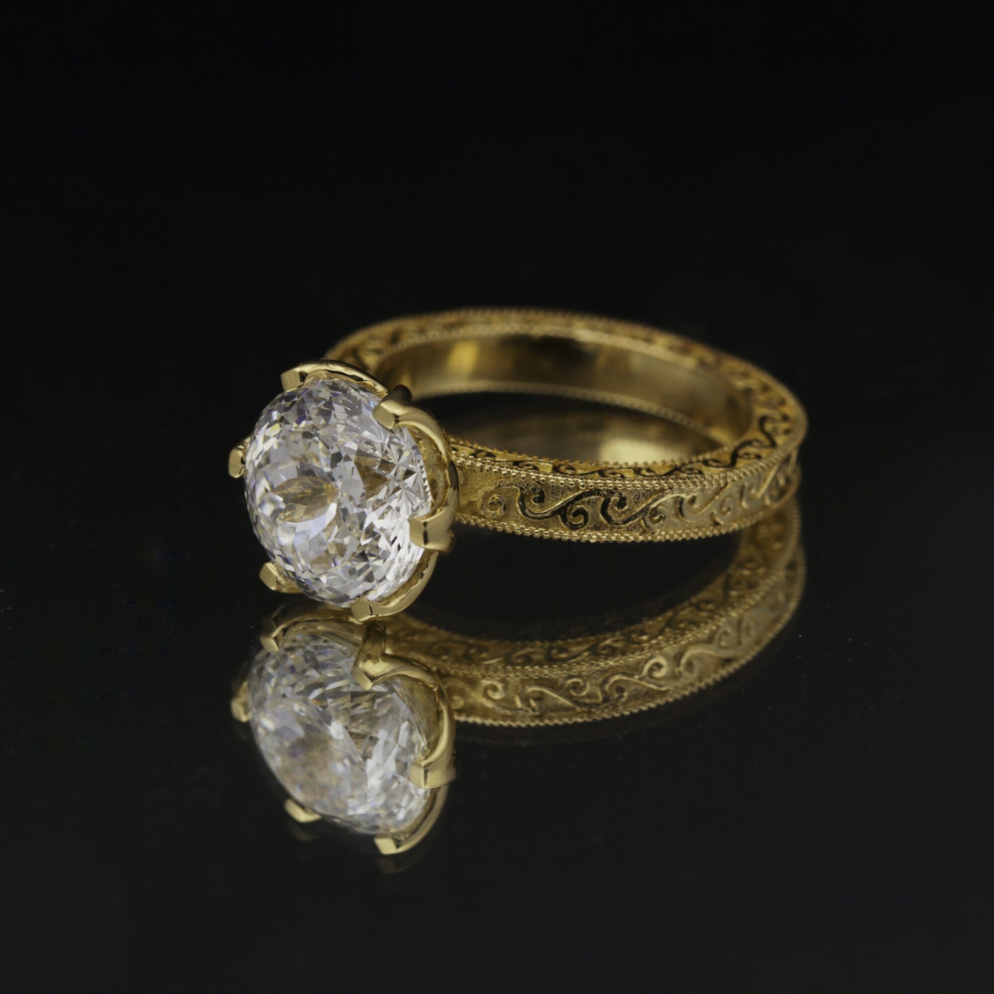 18K Gold Plain Band Ring | BIS Hallmarked