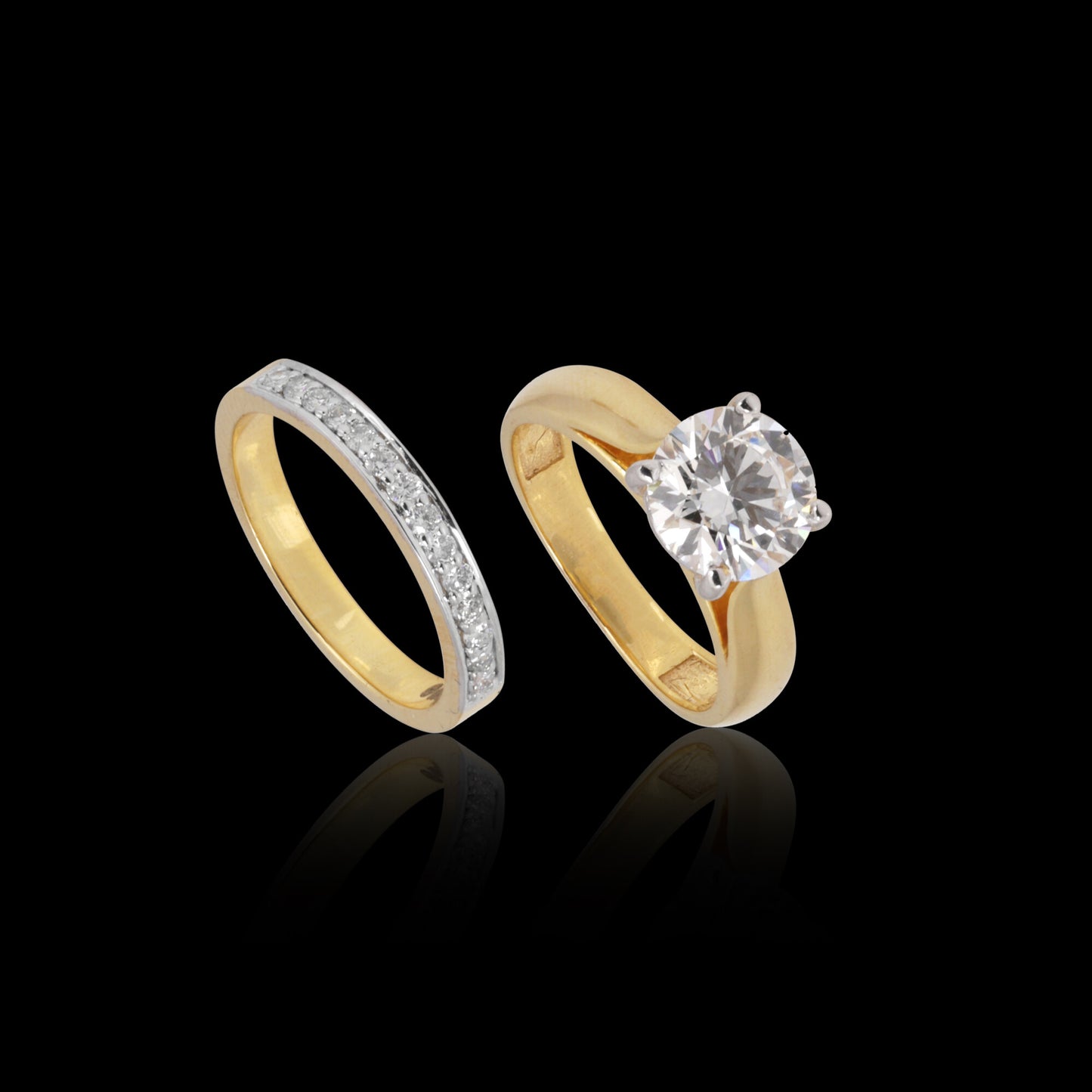 18K Lab Grown Diamond Round Halo Ring | IGI Certified