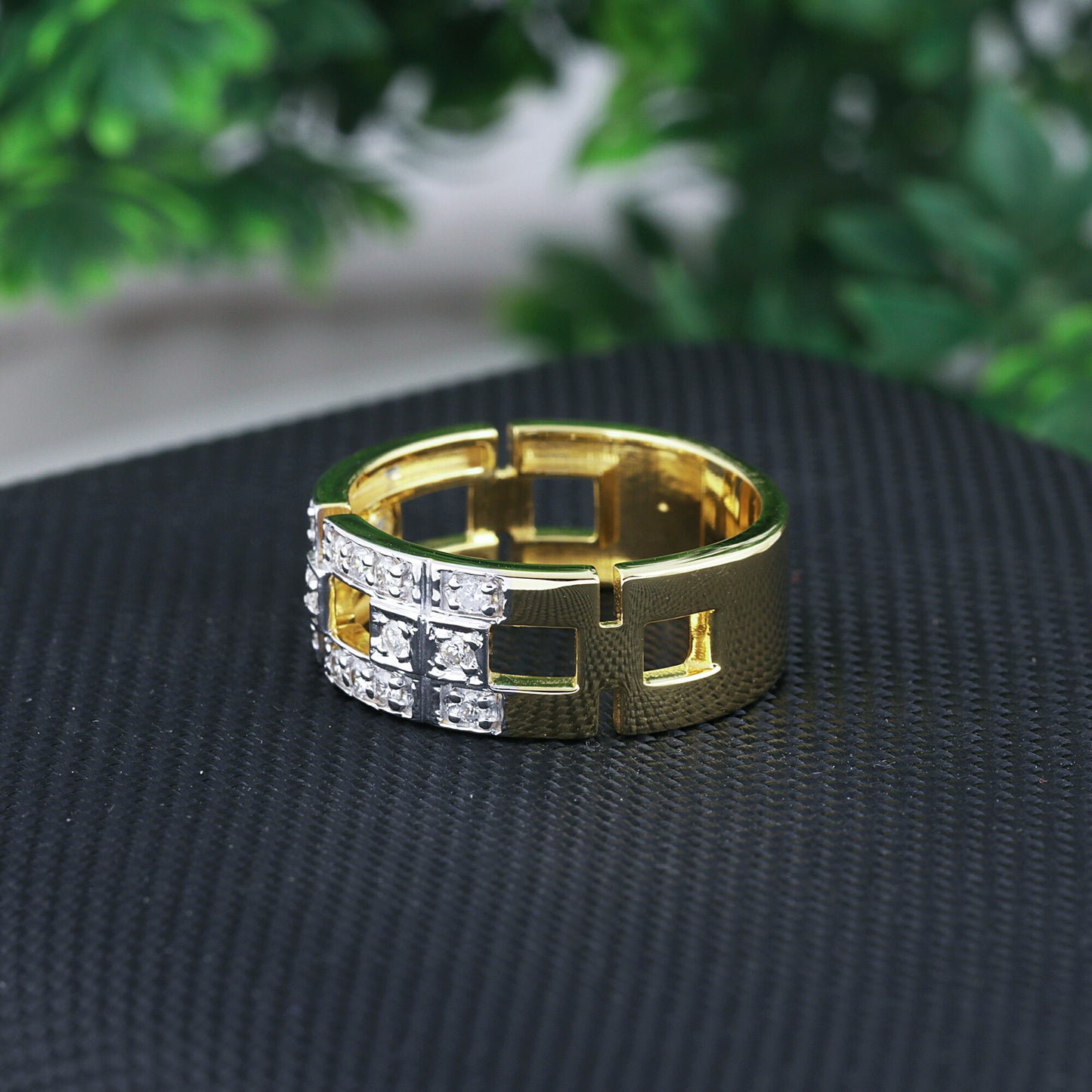14K/18K Lab Grown Diamond Round Halo Ring (0.51 ct tw) - BIS Hallmarked Gold