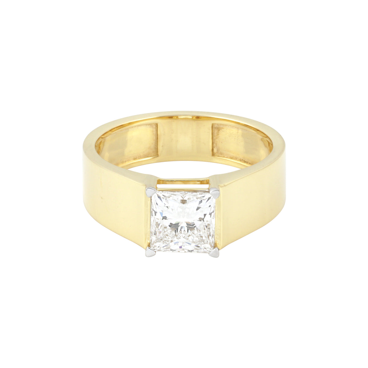 18K Gold Plain Band Ring | BIS Hallmarked