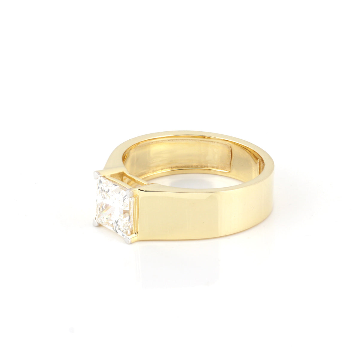 18K Gold Plain Band Ring | BIS Hallmarked