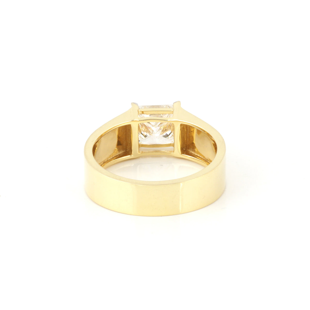 18K Gold Plain Band Ring | BIS Hallmarked