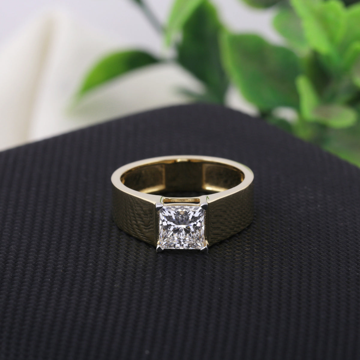 18K Gold Plain Band Ring | BIS Hallmarked