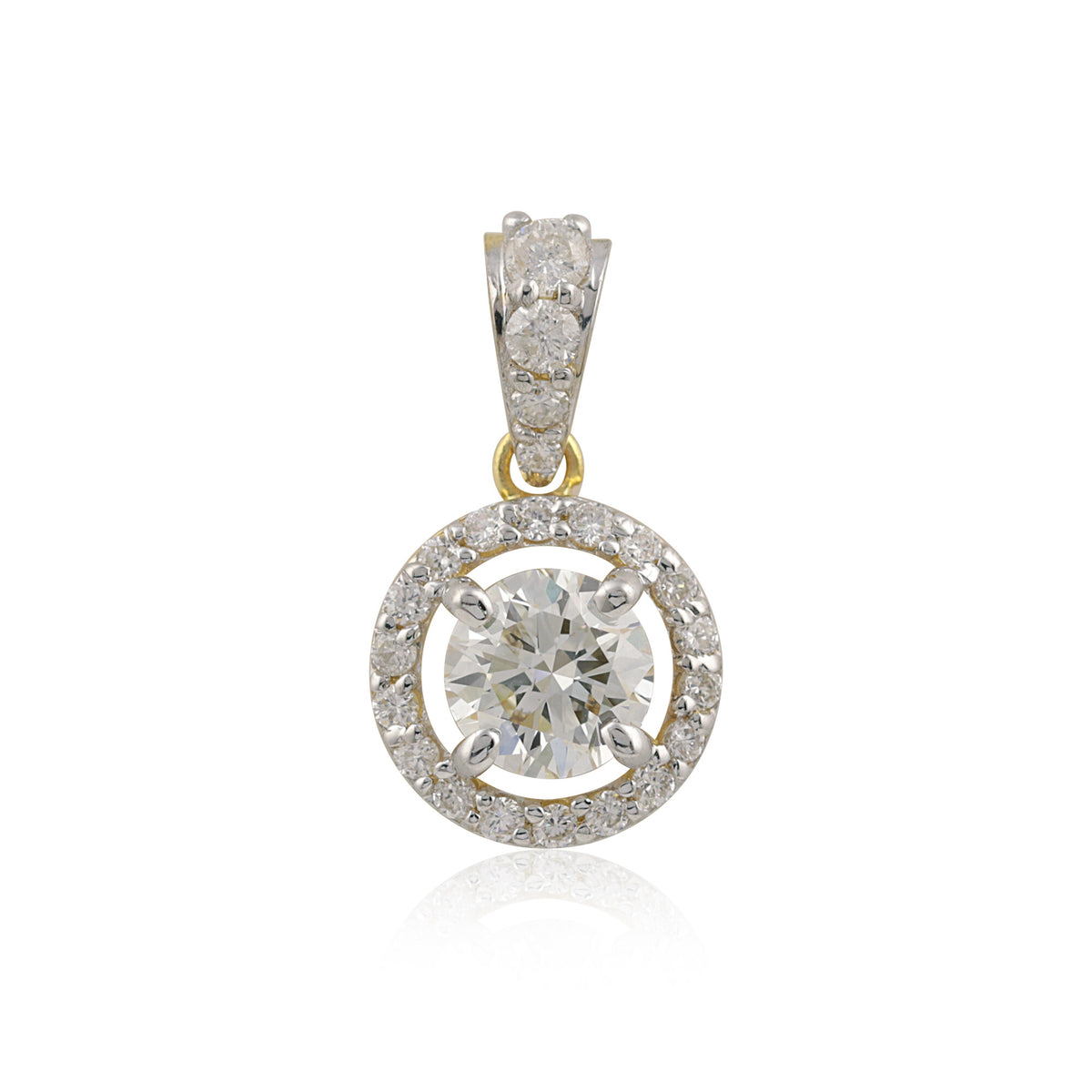 14K/18K Lab Grown Diamond Dainty Pendant Necklace