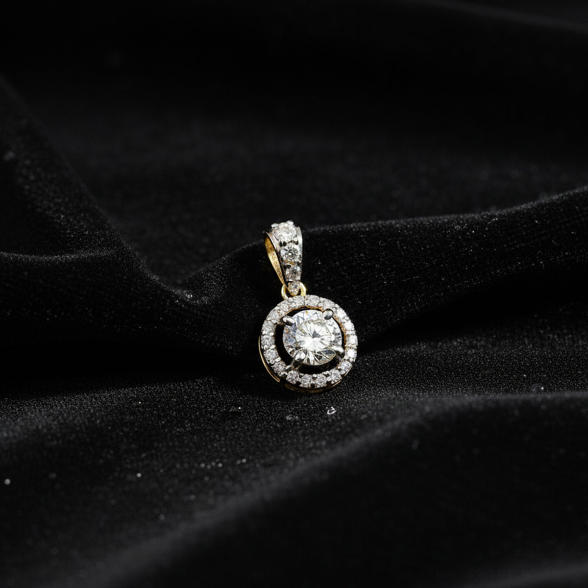 14K/18K Lab Grown Diamond Dainty Pendant Necklace