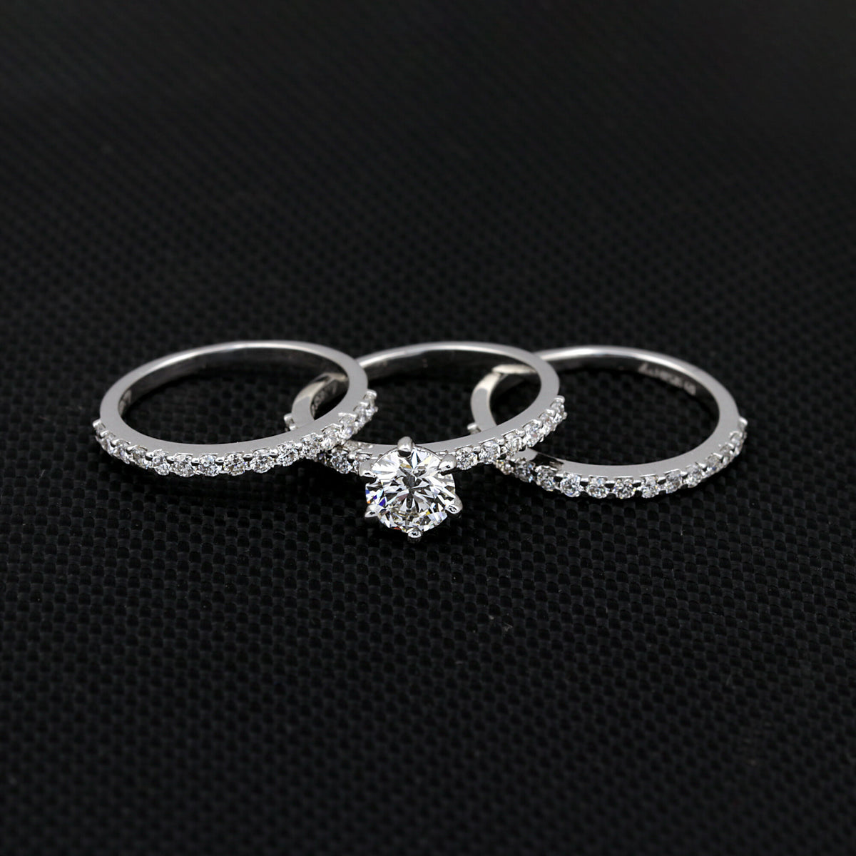 14K/18K Lab Grown Diamond Round Cut Ring for Women