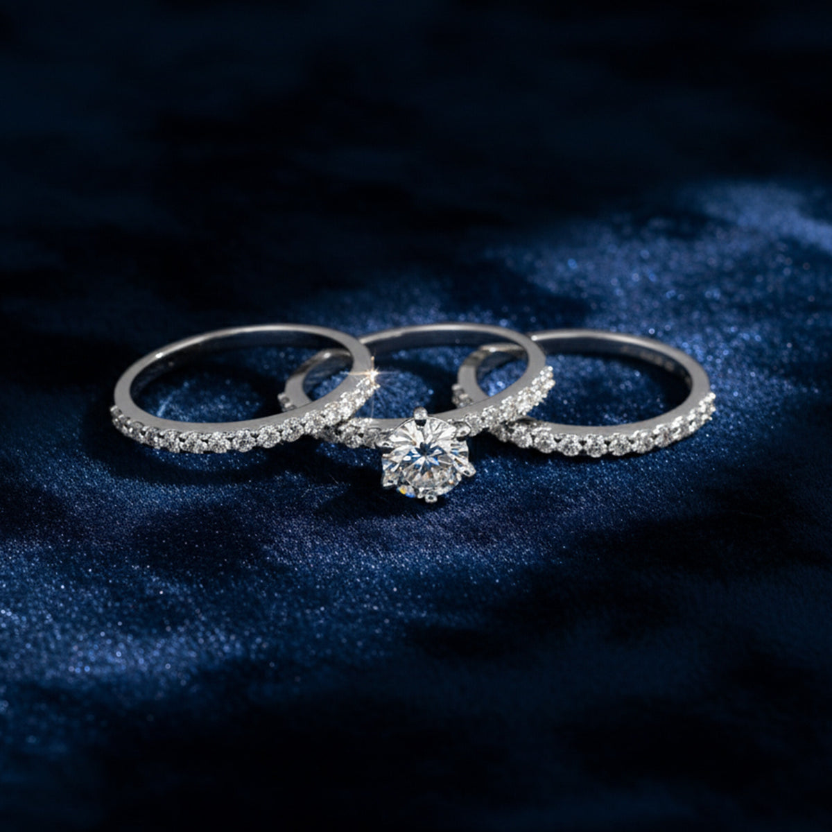 14K/18K Lab Grown Diamond Round Cut Ring for Women