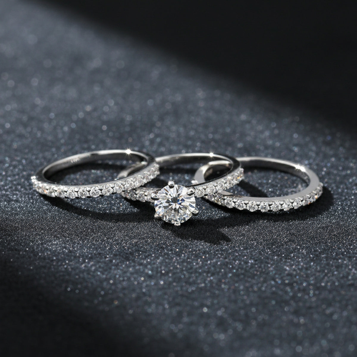 14K/18K Lab Grown Diamond Round Cut Ring for Women