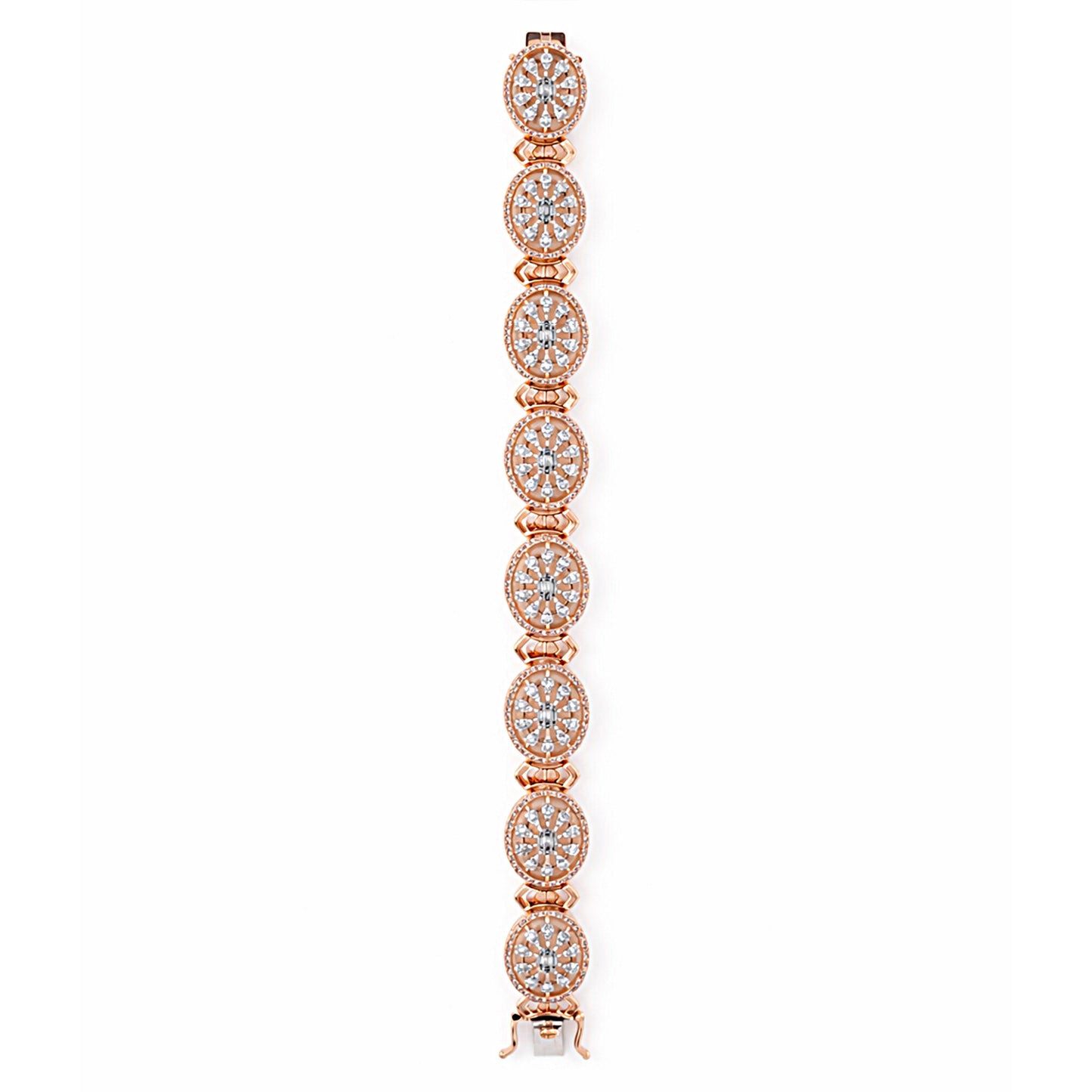 14K/18K Lab Grown Diamond Tennis Bracelet – Round Cut, 3.6ct, BIS Hallmark Gold