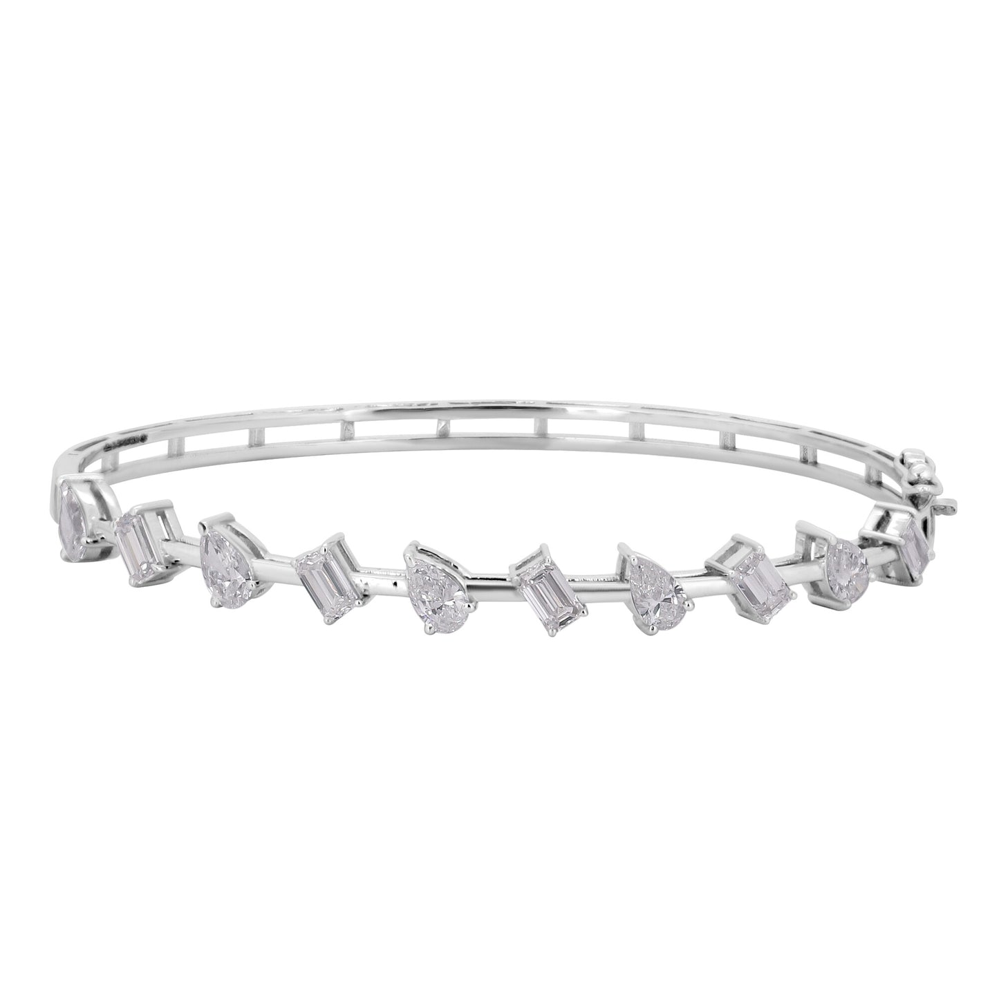 14K/18K Lab Grown Diamond Tennis Bracelet – Round Cut, 3.04ct, BIS Hallmark Gold