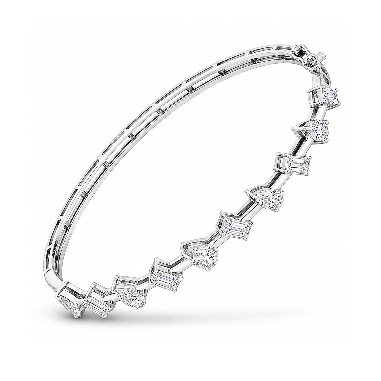 14K/18K Lab Grown Diamond Tennis Bracelet – Round Cut, 3.04ct, BIS Hallmark Gold
