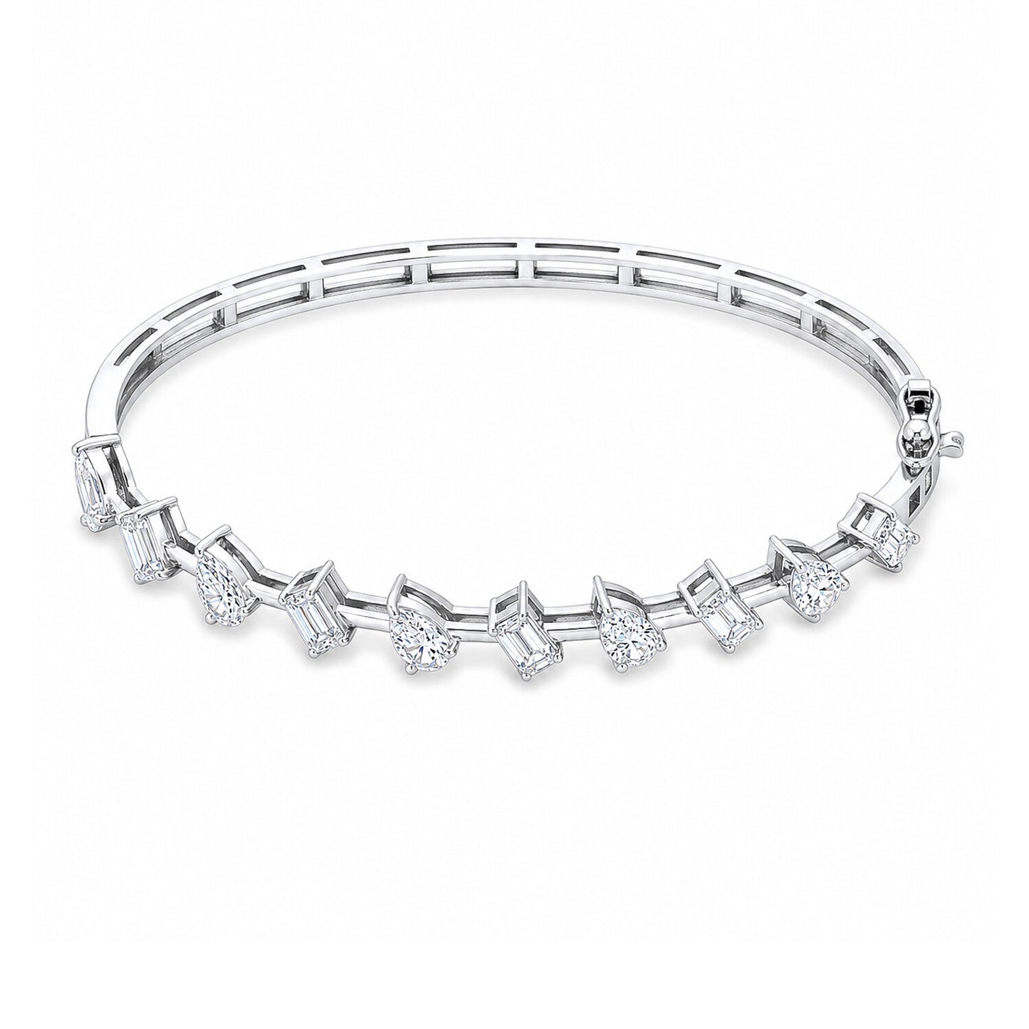 14K/18K Lab Grown Diamond Tennis Bracelet – Round Cut, 3.04ct, BIS Hallmark Gold