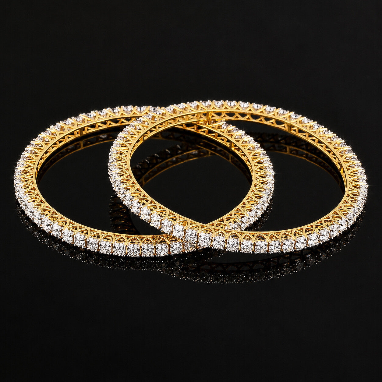 14K/18K Lab Grown Diamond Tennis Bracelet – Round Cut, 17.77ct, BIS Hallmark Gold