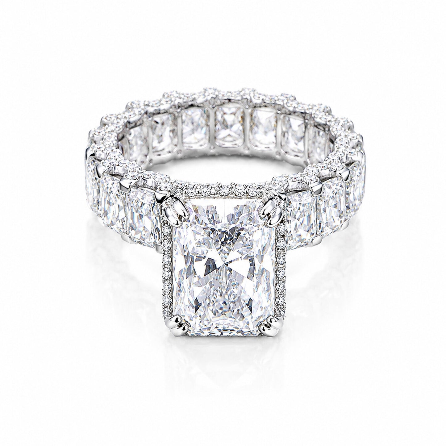 14K Lab Grown Diamond Round-Cut Statement Cocktail Ring