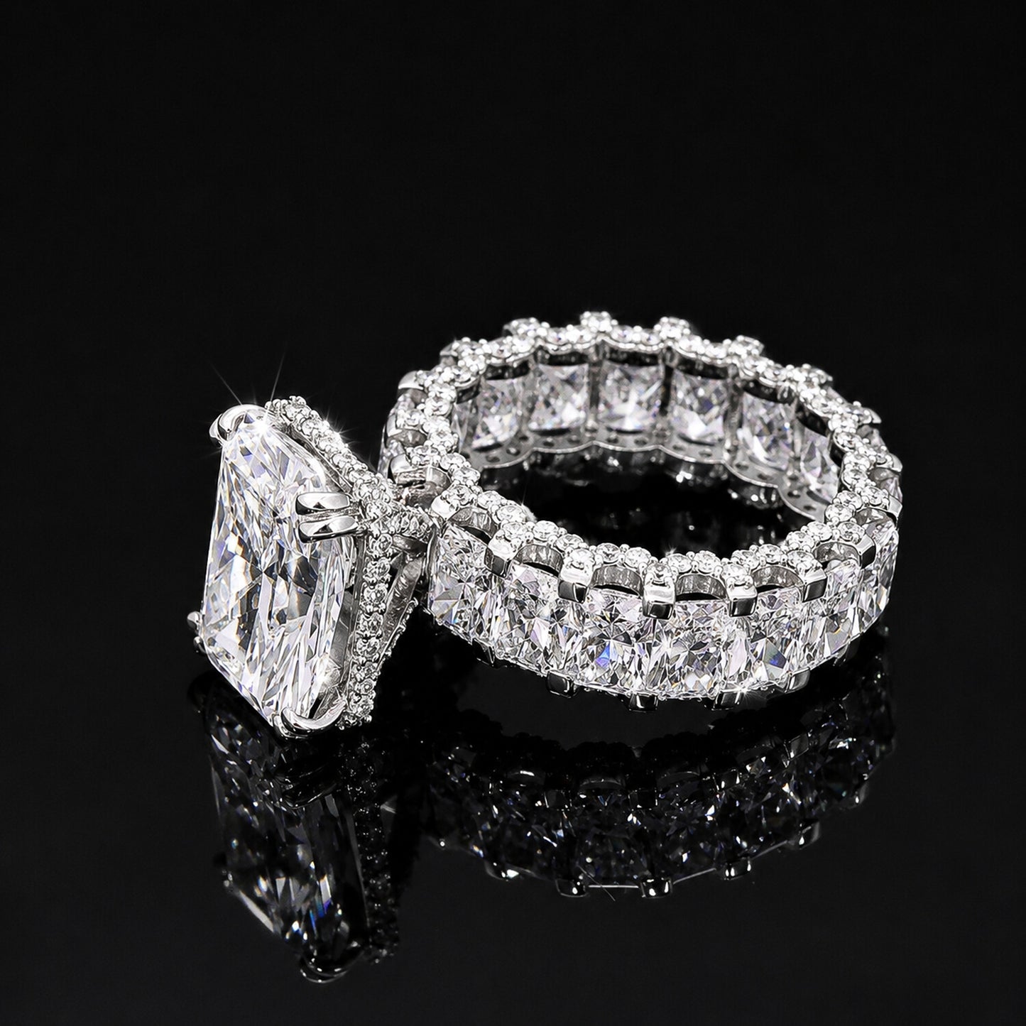 14K Lab Grown Diamond Round-Cut Statement Cocktail Ring