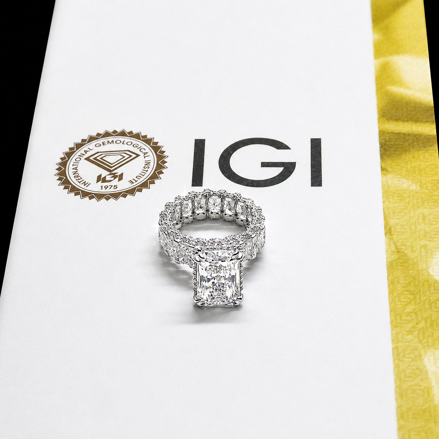 14K Lab Grown Diamond Round-Cut Statement Cocktail Ring