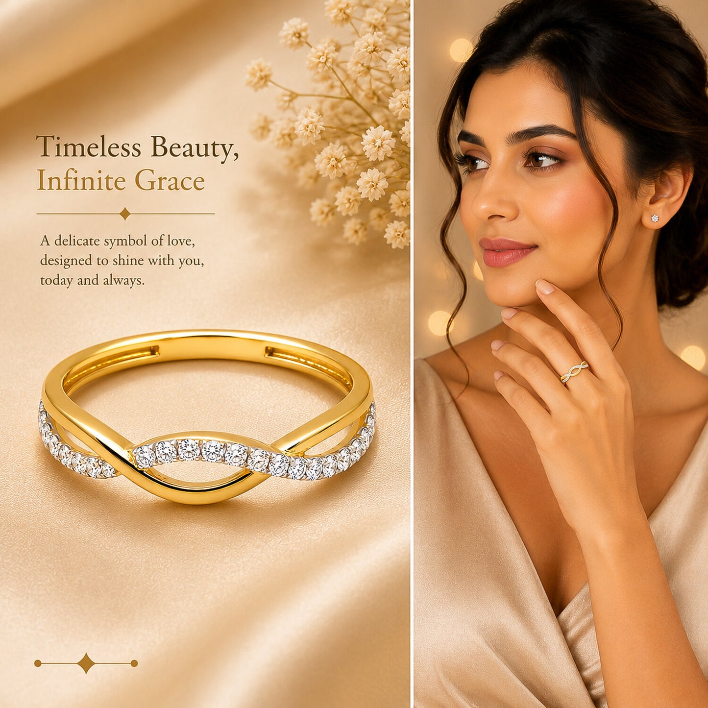 18K Lab Grown Diamond Round-Cut Halo Ring