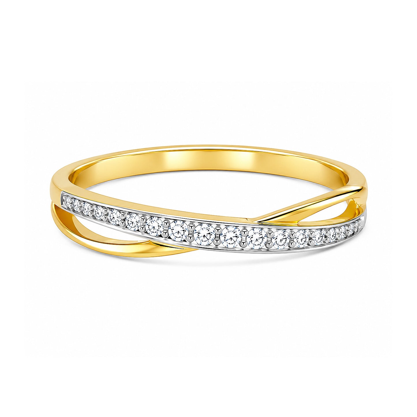 18K Lab Grown Diamond Round-Cut Mini Cluster Ring