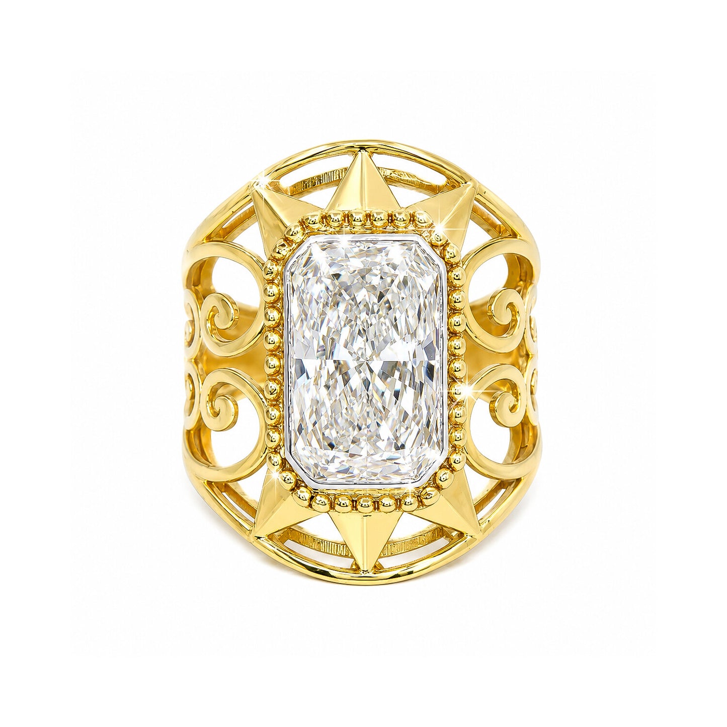 14K Lab Grown Diamond Sleek Polished Band Ring